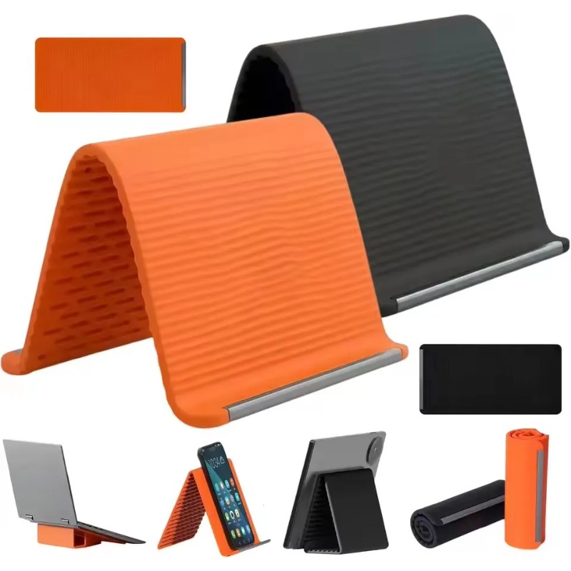 Useful Tablet Accessories - Flexibele opvouwbare siliconen telefoonhouder, draagbare verstelbare