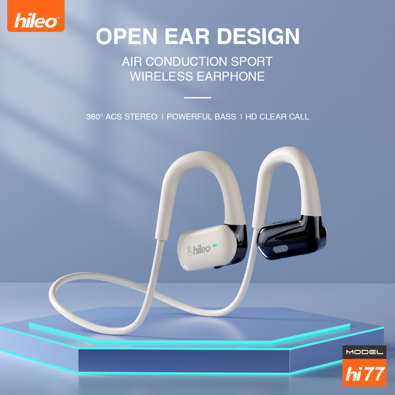 Wired Earphone Lightning - HiLeo Hi77 5.4 Open oorhanger Luchtgeleiding