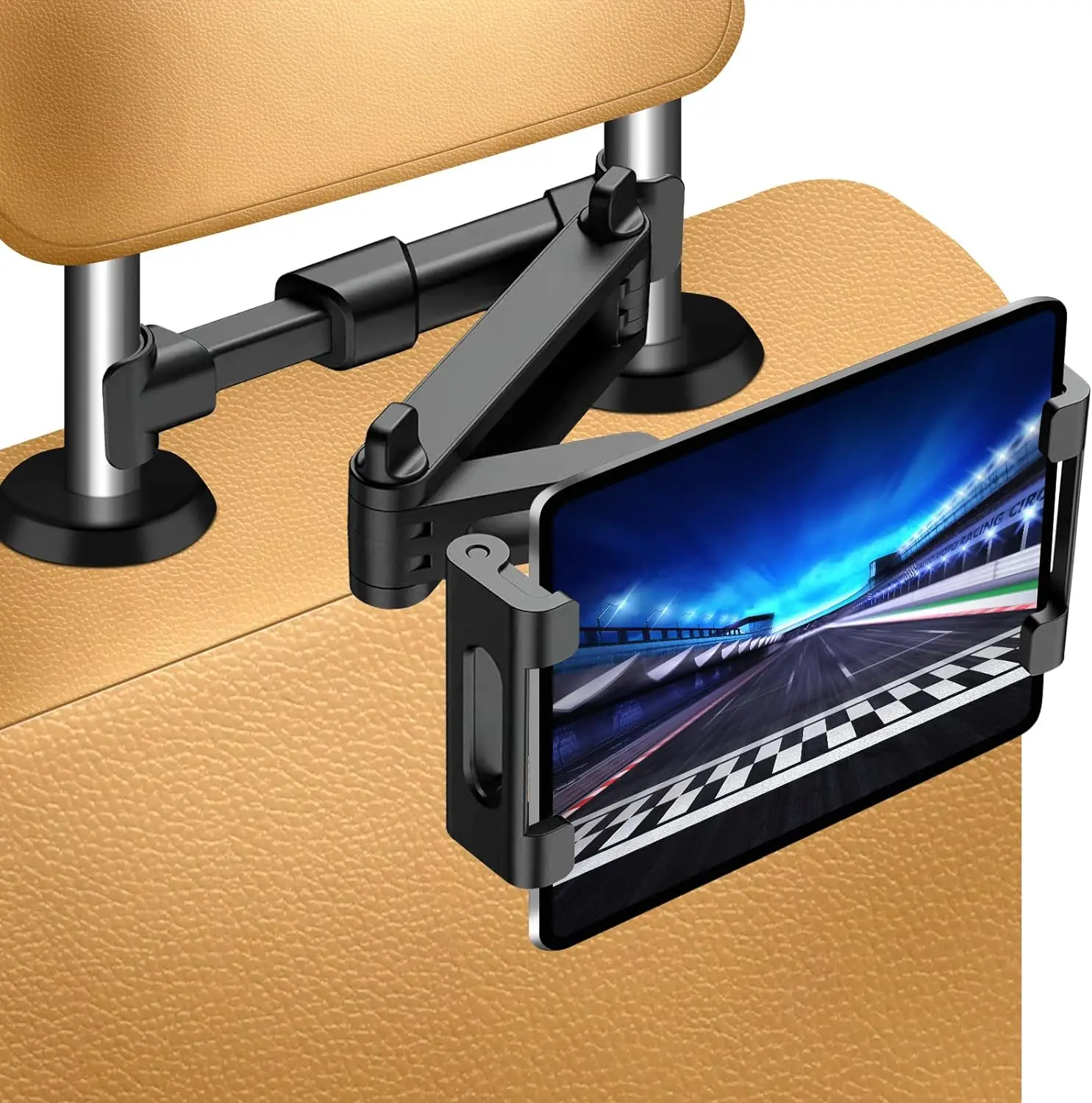 Trimble Tablet Accessories - Tablethouder voor auto, iPad-hoofdsteunhouder voor tablet/ipad/telefoons