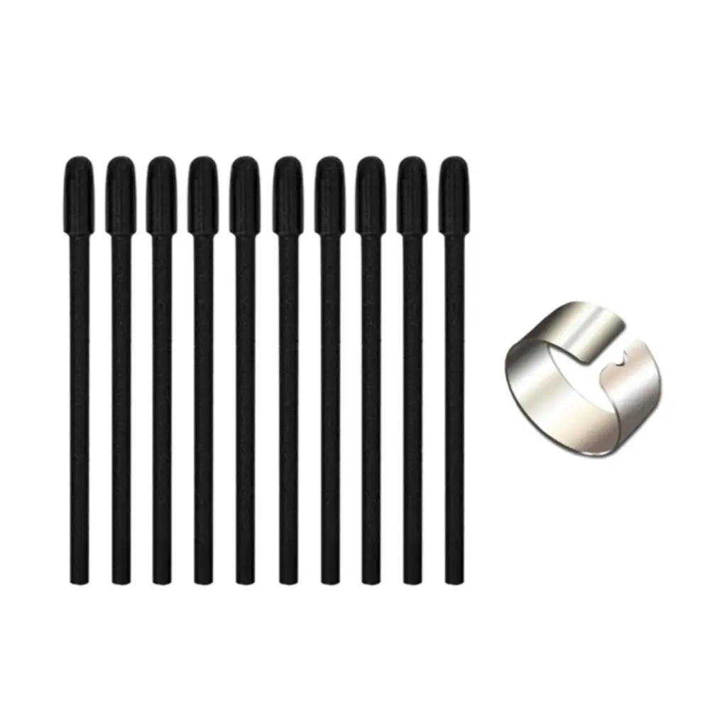 Wacom Tablet Accessories - Vervangende tekentablettips met clip Gladde penvullingen