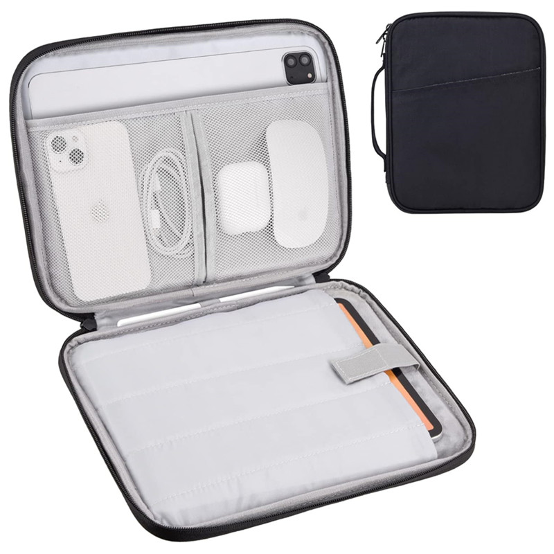 Tablet And Accessories Bag - Waterdichte Schokbestendige Handvat Tas Tablet Sleeve