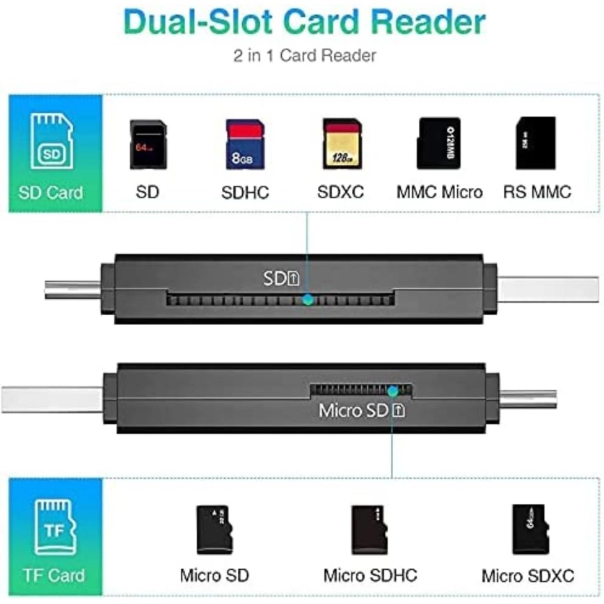 OTG-geheugenkaartlezer 5-in-1  - Microsd Card Tablet recensie en prijs