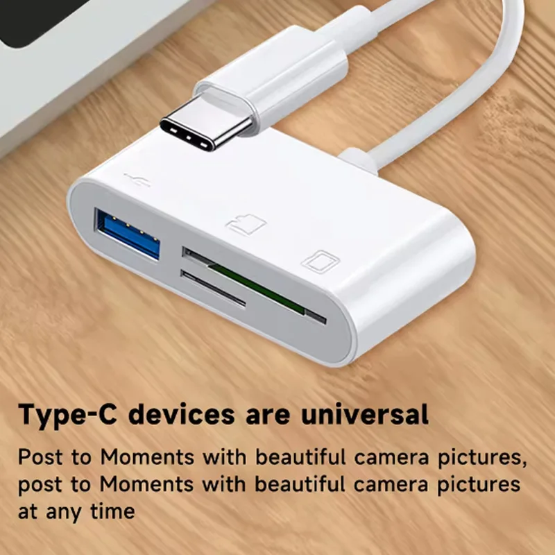 USB-C 3-in-1 kaartlezerkabel,  - Microsd Card Tablet recensie en prijs