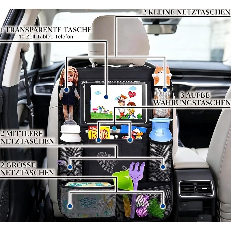 Auto-achterbankorganizer met t - Tablet And Accessories Bag recensie en prijs