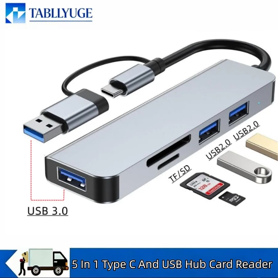 5/7/8 in 2 USB-C Hub met 3.0 S - Microsd Card Tablet recensie en prijs