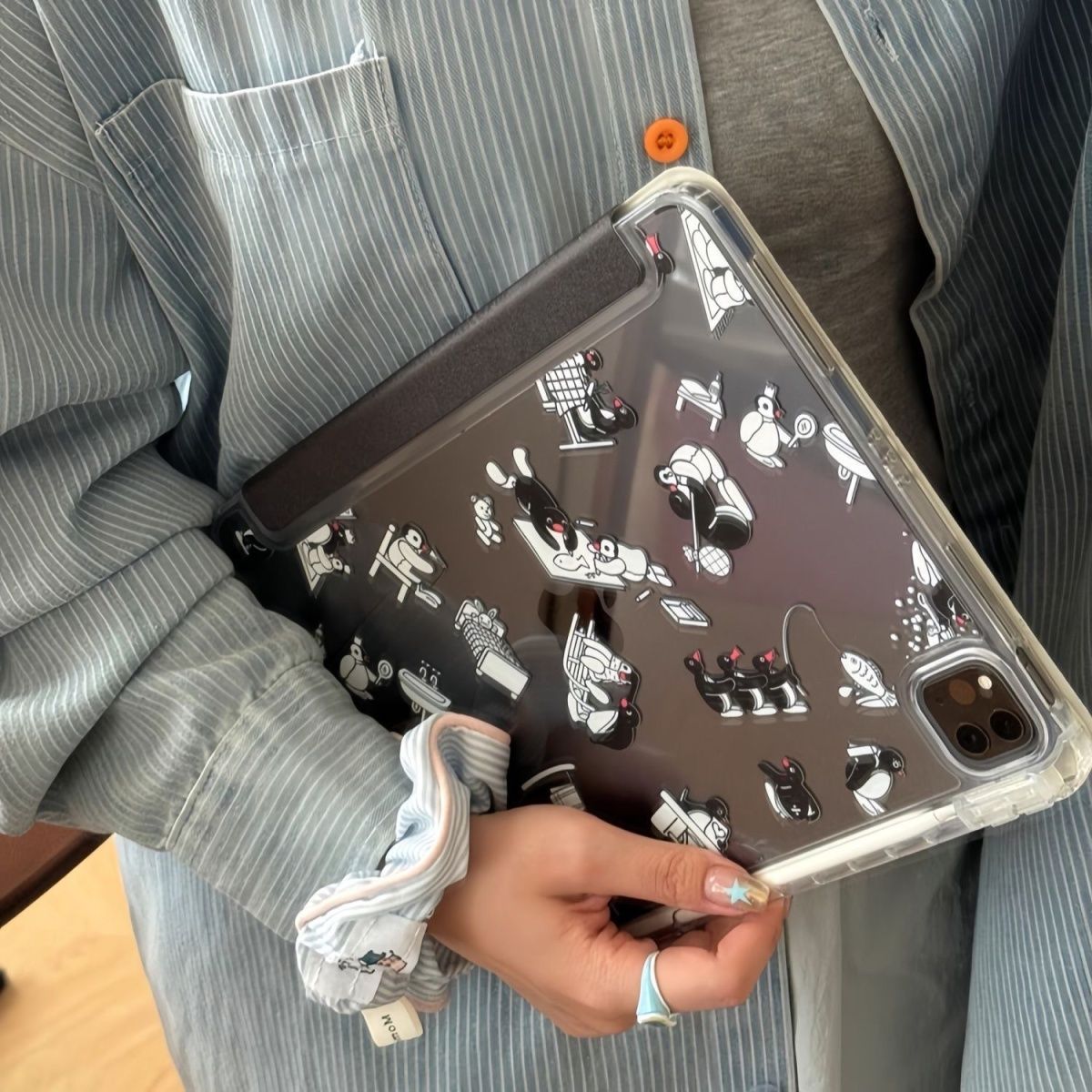 Y-vormige pinguïn illustratie  - Tablet And Accessories Bag recensie en prijs